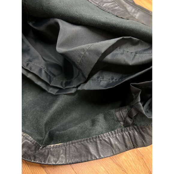 Black Leather Skirt Petite - Picture 5 of 5